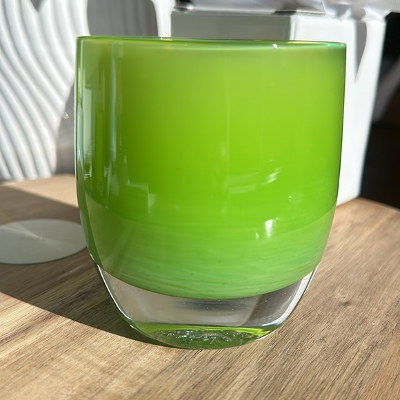 glassybaby “lucky” glass votive 💚 - Picture 6 of 8